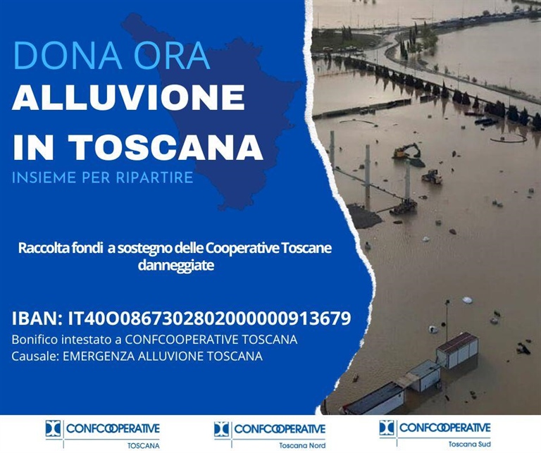 Sostegno alle cooperative alluvionate in Toscana