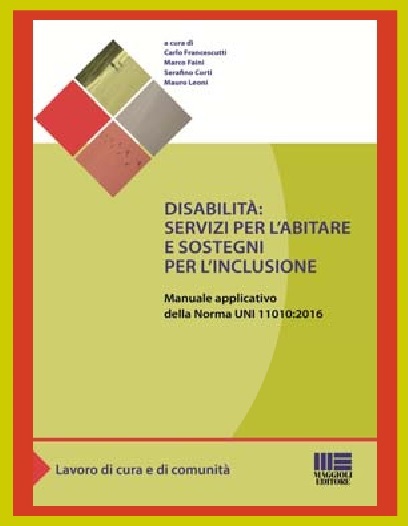 "Disabilità': servizi per l'abitare e sostegni per l'inclusione",...